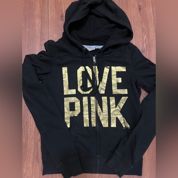 PINK Victoria's Secret 86 leopard bling hoodie / Sweatpants vintage outfit S - Picture 9 of 15